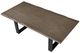 Homelegance® Rochelle Oak Dining Table with Black Base-4