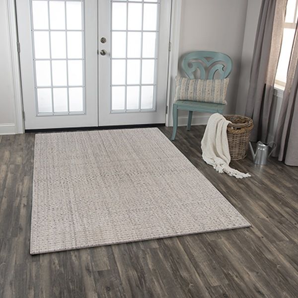 Rizzy Home Cable Gray 5'x8' Rectangular Rug-4
