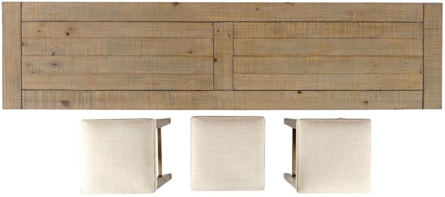 Jofran Inc. Carlyle Crossing 4-Piece Beige/Brown Counter Table Set-2