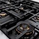ZLINE Select Autograph Edition 48" Stainless Steel Pro Style Dual Fuel Range with Champagne Bronze Accents-4