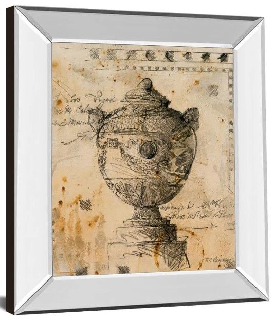 Classy Art A Moment in Time II by Carney Mirror Framed Wall Art-0
