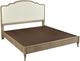 aspenhome® Provence Patine California King Upholstered Panel Bed-2