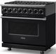 Viking® 7 Series 36" Onyx Pro Style Dual Fuel Range-3