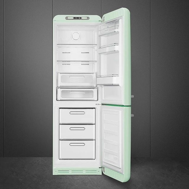 Smeg 50's Retro Style Aesthetic 11.7 Cu. Ft. Pastel Green Bottom Freezer Refrigerator-1