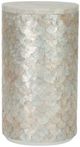 Century® Grand Tour Furniture Crystal Stone Top Accent Table with Silver Base-0