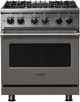 Viking® 5 Series 30" Damascus Gray Pro Style Dual Fuel Range-0