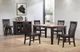 ECI Furniture Choices Distressed Acacia Dining Table with Antique White Base-1