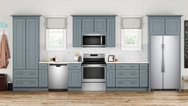 Whirlpool® 33 in. 22.0 Cu. Ft. Monochromatic Stainless Steel Side-By-Side Refrigerator-6