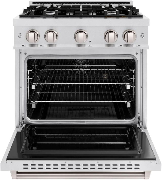 ZLINE Classic 30" Satin Stainless Steel Pro Style Dual Fuel Range-1