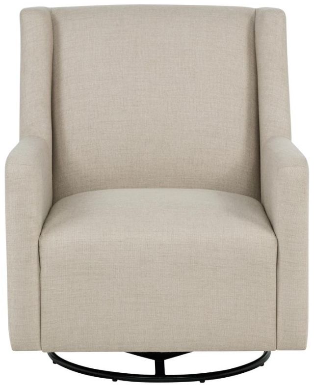 Coaster® Sorrel Latte Upholstered Swivel Glider Chair-1