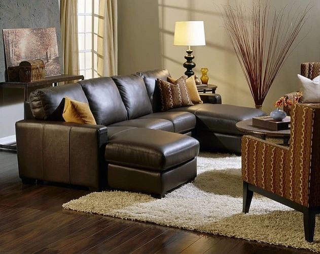 Palliser® Furniture Customizable Westend 3-Piece U-Shape Double Chaise Sectional-1