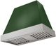 AGA Euclid 36" Cornwall Green Wall Mounted Range Hood with Brushed Nickel Trim-0