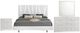New Classic® Home Furnishings Europa 4-Piece White King Panel Bedroom Set-0