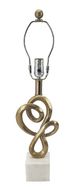A & B Home Gold/White Vintage Table Lamp-4