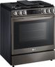 LG 30" PrintProof™ Black Stainless Steel Slide-In Gas Range-3
