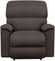 La-Z-Boy® Brooks Godiva Power Wall Recliner with Headrest and Lumbar-1