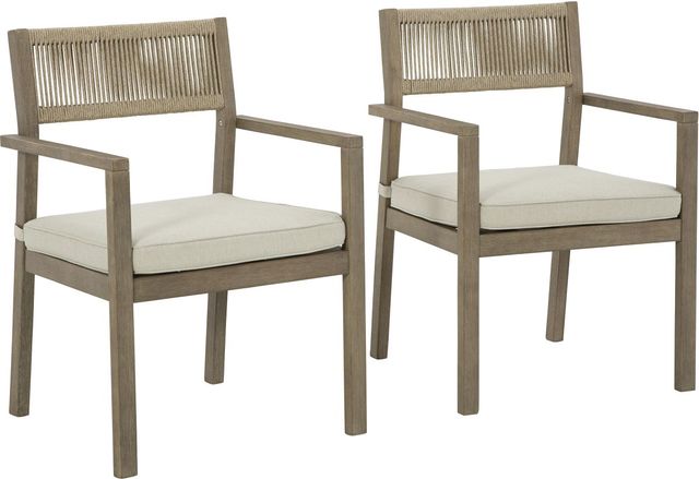 Signature Design by Ashley® Aria Plains 2-Piece Brown Arm Chair With Cushion Set-0