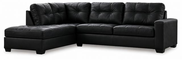 Benchcraft® Barlin Mills 2-Piece Carbon Left-Arm Facing Sectional and Chaise-0
