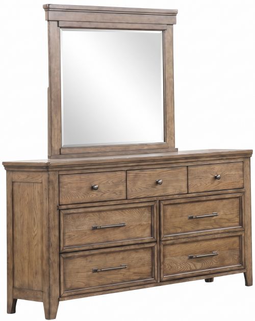 Liberty Furniture Carolina Park 4-Piece Amber Brown 89" Queen Panel Bedroom Set-2