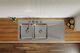 Elkay Lustertone® Classic Lustrous Satin 48" x 22" x 7-5/8" Equal 4-Hole Double Bowl Drop-In Sink with Right Drainboard-2