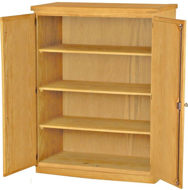 Crate Designs™ Furniture Classic Lacquer Top Small Shelf Armoire-0