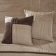 Olliix by Madison Park 7 Piece Beige Full Dune Comforter Set-5