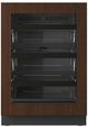 U-Line® Seamless Collection 24" 5.1 Cu. Ft. Panel Ready Refrigerator with Glass Door-0