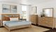 A-America® Geo Heights 3-Piece Butterscotch King Panel Bedroom Set-0