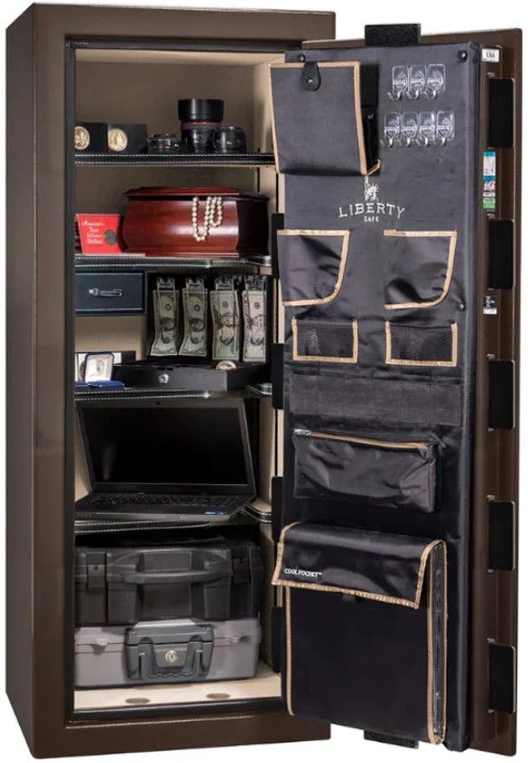Liberty Safe Premium Home Bronze Gloss/Black Chrome 17 Electronic Gun Safe-1