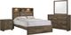 Elements International Bailey 4-Piece Warm Walnut Youth Queen Panel Bedroom Set-0