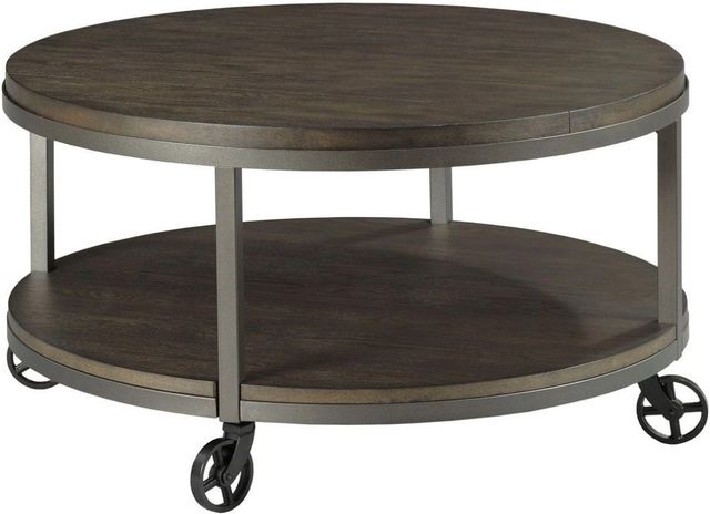 Hammary® Baja II Cocoa Round Coffee Table-0