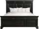 Elements International Calloway Traditional Black King Bed-0