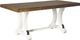 Signature Design by Ashley® Valebeck Brown Dining with White Trestle Legs-0