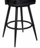 Armen Living Justin Vintage Black 30" Bar Stool-4