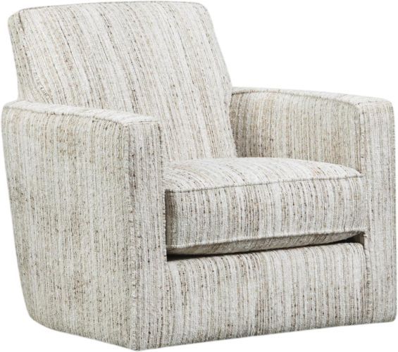 Fusion Furniture Kittery Dove Donatello Linen Swivel Glider Chair-0