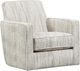 Fusion Furniture Kittery Dove Donatello Linen Swivel Glider Chair-0