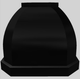 Vent-A-Hood® Designer Series 36" Black Wall Mounted Range Hood-0