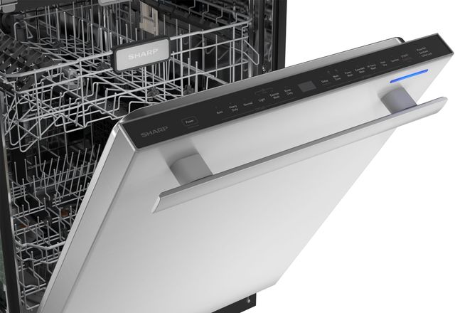 Sharp® 24" Fingerprint Resistant Stainless Steel Top Control Built In Dishwasher-3