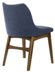 Armen Living Azalea 2-Piece Blue Dining Chairs-1