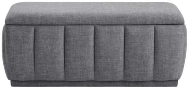 Homelegance® Maize Gray Storage Bench-2
