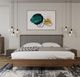 VIG Furniture Nova Domus Metcalf Gray/Walnut Queen Panel Bed-2