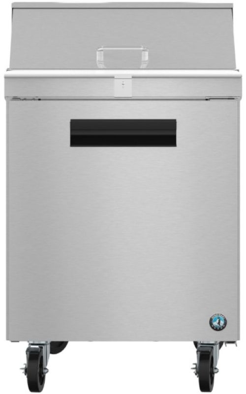 Hoshizaki 27" 7.21 Cu. Ft. Stainless Steel Single Section Sandwich Prep Table Refrigerator -0