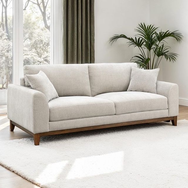 Furniture of America® Watton Light Gray Sofa-1
