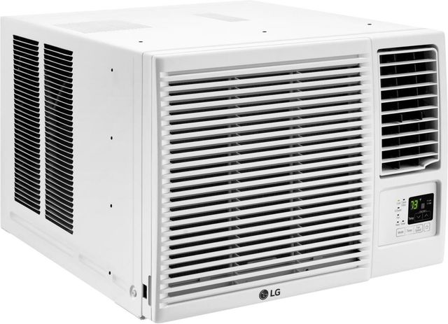 LG 7600 BTU's White Window Mount Air Conditioner with 3,850 BTU's Heating-1