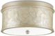 Currey & Company Neith Natural/Sea Pearl Flush Mount Lighting-1