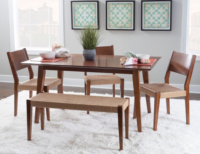 Powell® Cosgrove 6-Piece Brown/Natural Dining Set-1