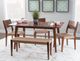 Powell® Cosgrove 6-Piece Brown/Natural Dining Set-1