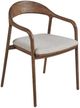 Universal Explore Home™ New Modern Echo Medina Pebble/Medium Brown Oak Arm Chair-0