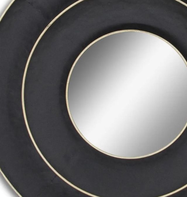 Classy Art Style 20 Black/Chrome Wall Mirror-1