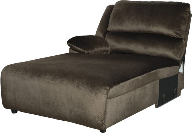 Signature Design by Ashley® Clonmel 3-Piece Chocolate Reclining Left-Arm Facing Sectional and Chaise-2